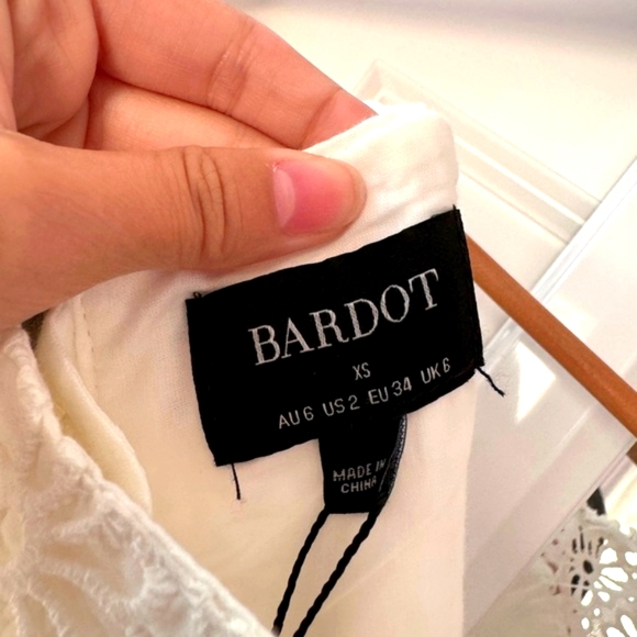 NWT Bardot Daisy Floral Eyelet Corset Top - Picture 8 of 10